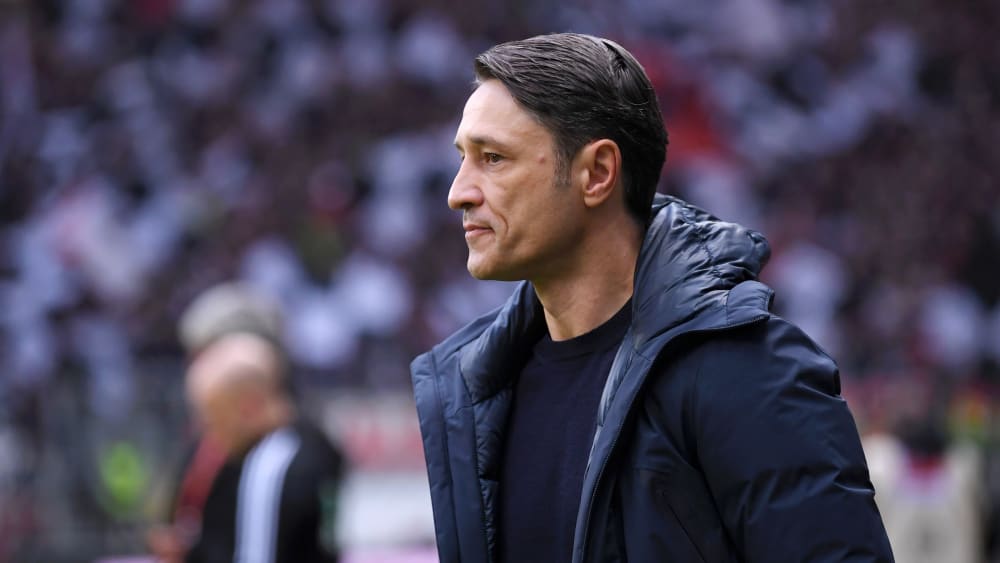 Niko Kovac beim Auswärtsspiel in Frankfurt