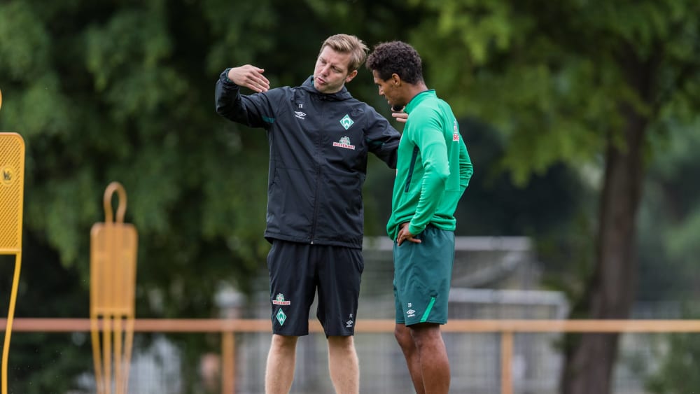 Florian Kohfeldt und Theodor Gebre Selassie