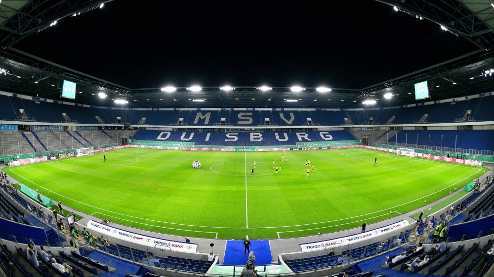 Rollt hier am Sonntag der Ball? Der MSV Duisburg m&#246;chte das in der Schauinsland-Reisen-Arena geplante Spiel gegen Halle gerne verschieben.