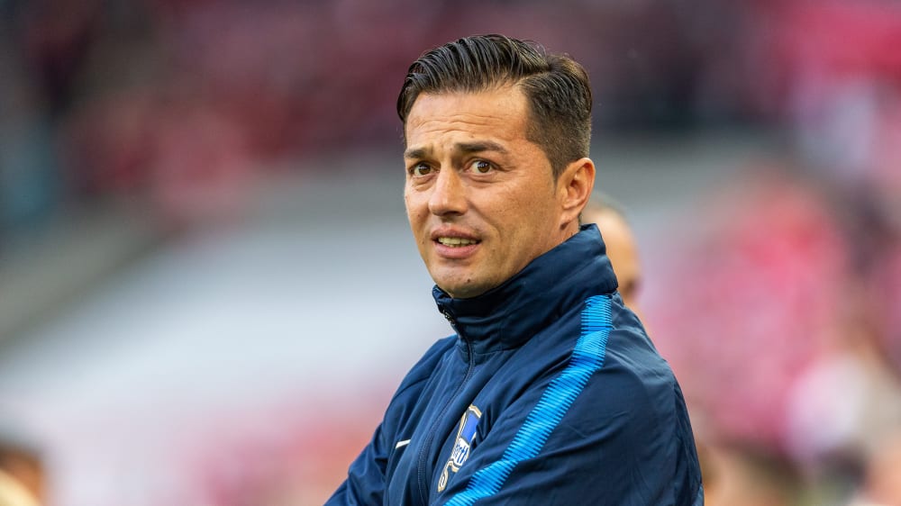 Peilt den dritten Sieg in Serie an: Herthas Cheftrainer Ante Covic.