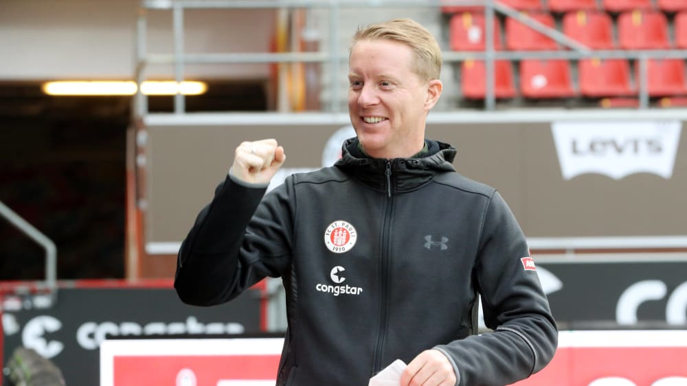 St. Paulis Chefcoach Timo Schultz hatte zuletzt allen Grund zur Freude.