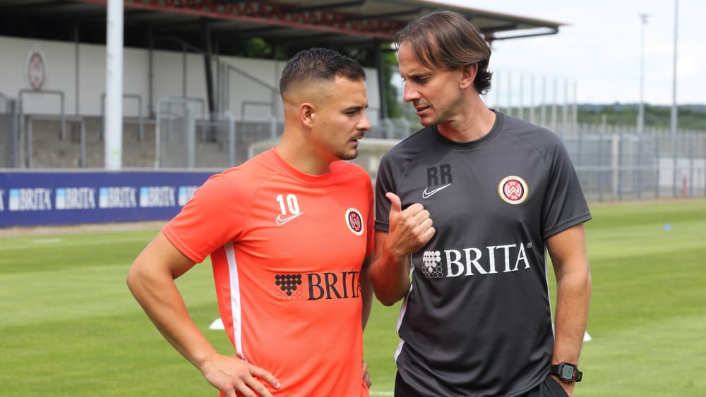 Sebastian Mrowca mit Rüdiger Rehm