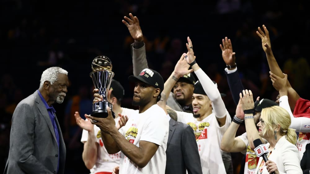 Kawhi Leonard wurde zum wertvollsten Spieler der Finals ausgezeichnet.