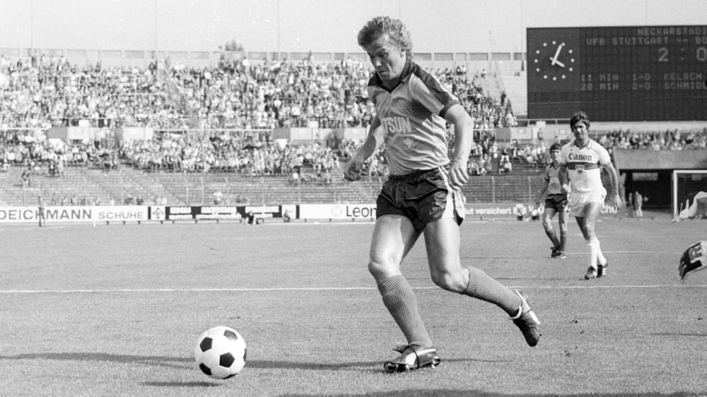 Harald Nickel 1980 im Trikot von Borussia M&#246;nchengladbach. 