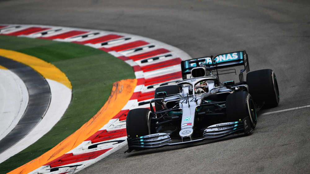 Schnellster im 2. Freien Training: Mercedes-Pilot Lewis Hamilton.