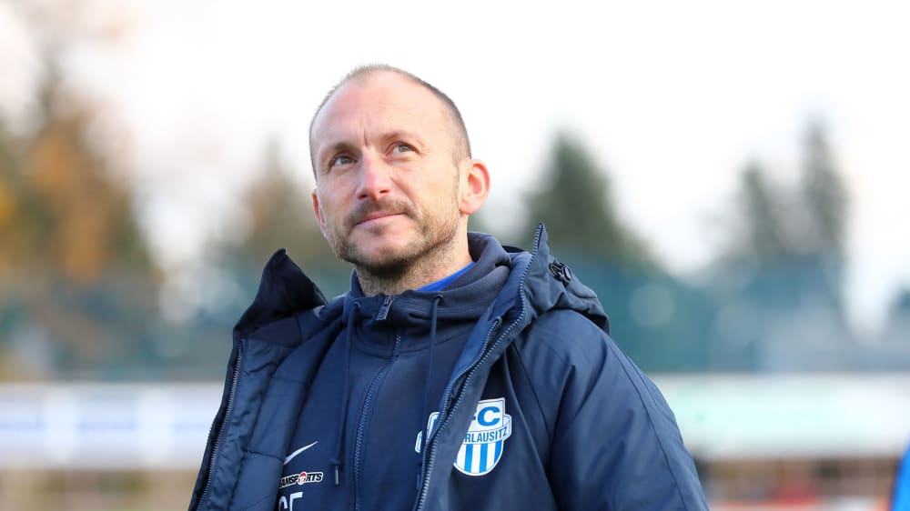 Hat die Verantwortlichen &#252;berzeugt: Stefan Fr&#246;hlich, der seit Juli 2019 Trainer des FC Oberlausitz Neugersdorf ist.