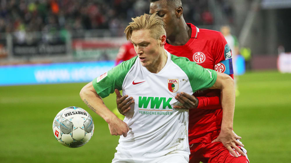 Fredrik Jensen stand gegen Mainz 05 in der Startelf.