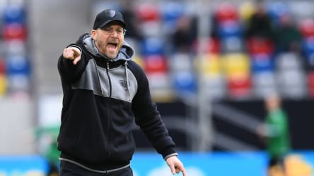 Nur eine Niederlage aus den vergangenen fünf Spielen: Preußen-Trainer Sascha Hildmann kann im Moment zufrieden sein.