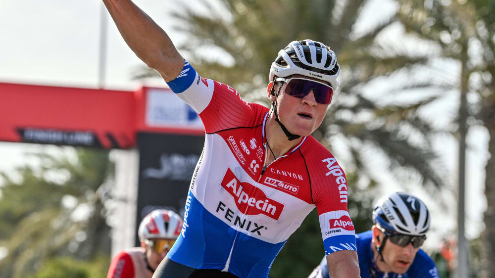 Wird keine weiteren Siege bei der UAE-Tour feiern können: Mathieu van der Poel.