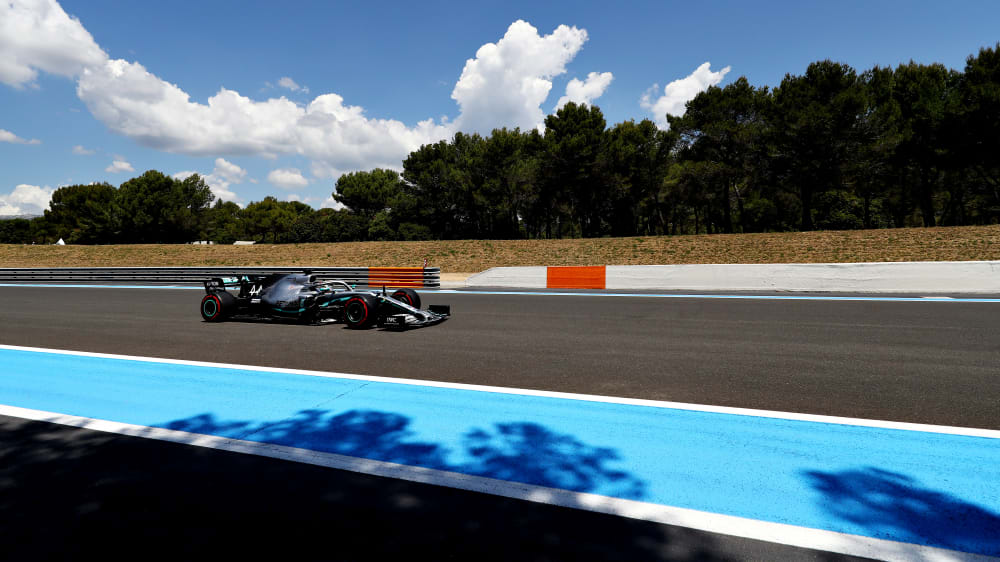Erneut top: Lewis Hamilton startet in Frankreich von Platz eins.