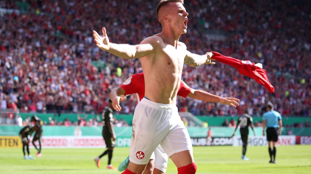 Jubel nach dem Treffer zum 2:0 gegen Mainz: Florian Pick.