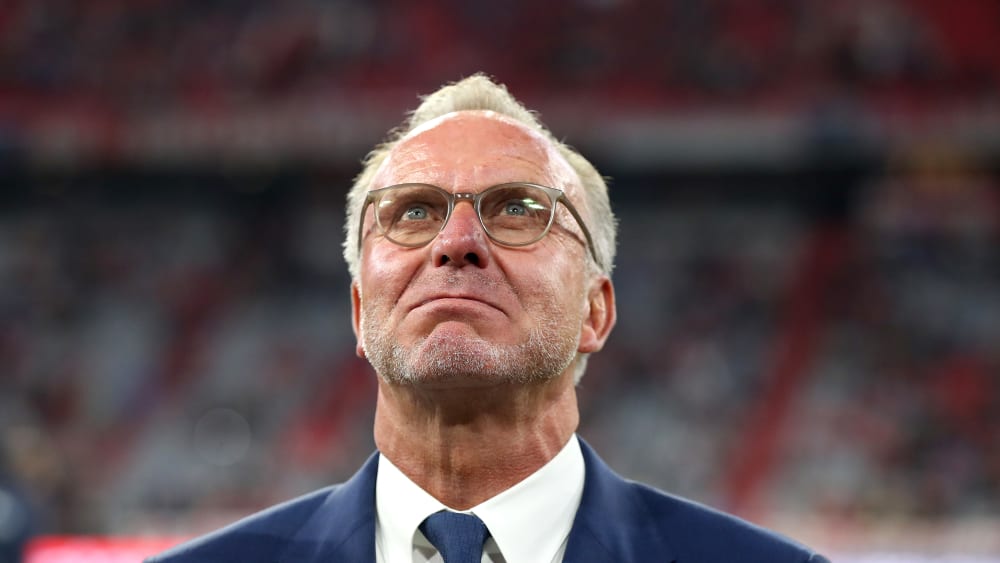"Wir müssen auch ein bisschen selbstkritisch sein": Karl-Heinz Rummenigge.