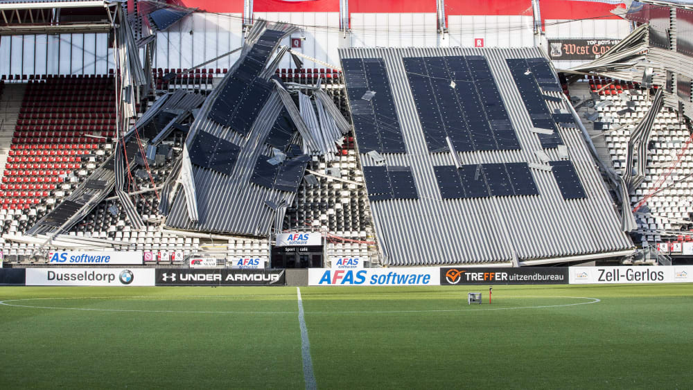 Stadiondach von Alkmaar