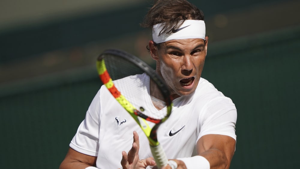 Ganz locker eine Wimbledon-Runde weiter: Rafael Nadal.