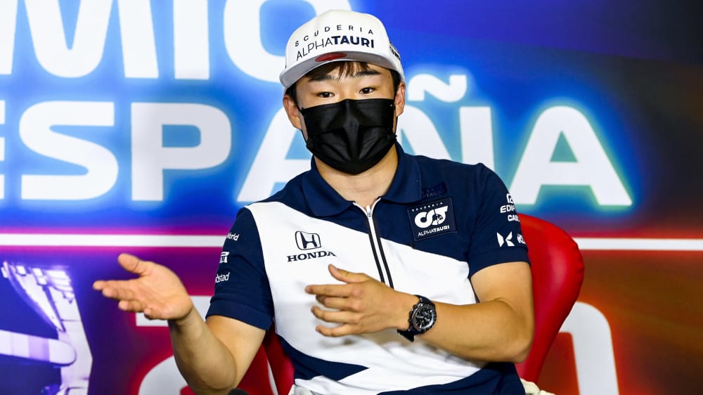 Rookie Yuki Tsunoda mag das Essen in der Formel 1. 
