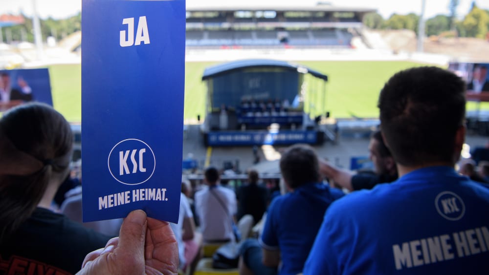 Mitgliederversammlung beim KSC