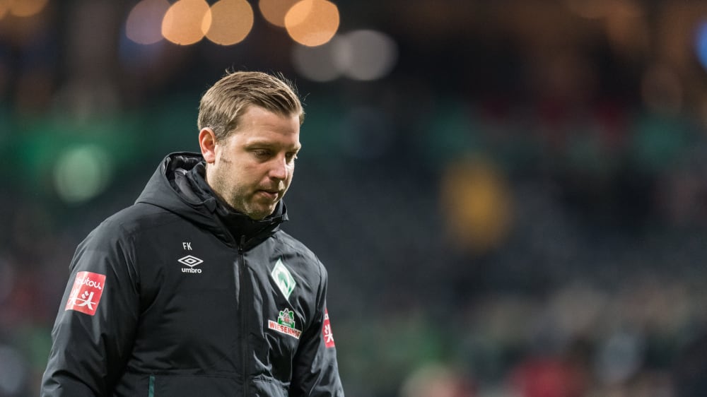 Florian Kohfeldt kassierte mit Werder Bremen eine bittere 0:1-Schlappe im Heimspiel gegen Paderborn.