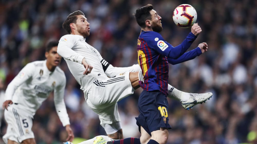 Sergio Ramos (Real Madrid) gegen Lionel Messi (FC Barcelona)