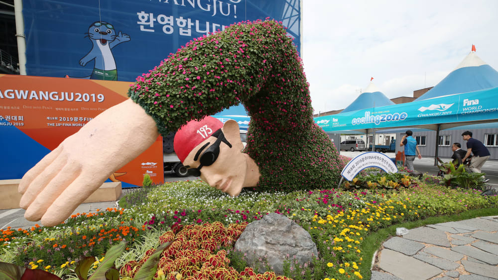 Gwangju begrüßt die besten Schwimmer der Welt