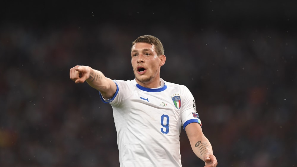 Beseitigte in der Schlussphase letzte Zweifel: Italiens Stürmer Andrea Belotti.