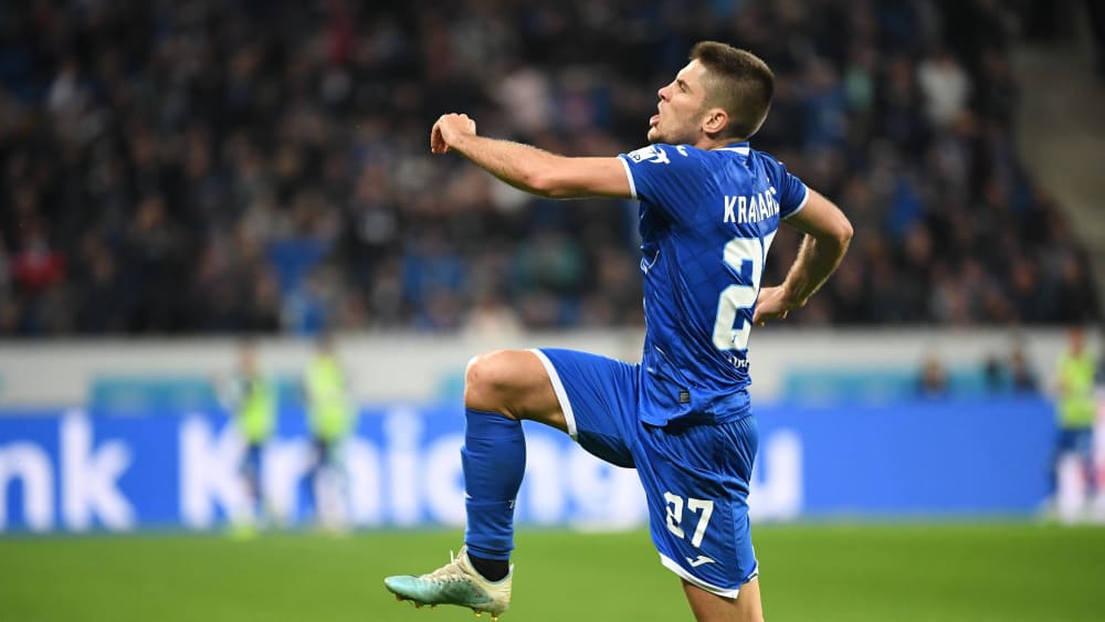 Trifft beim Comeback: Hoffenheims Andrej Kramaric bejubelt das 1:0 gegen Schalke 04.