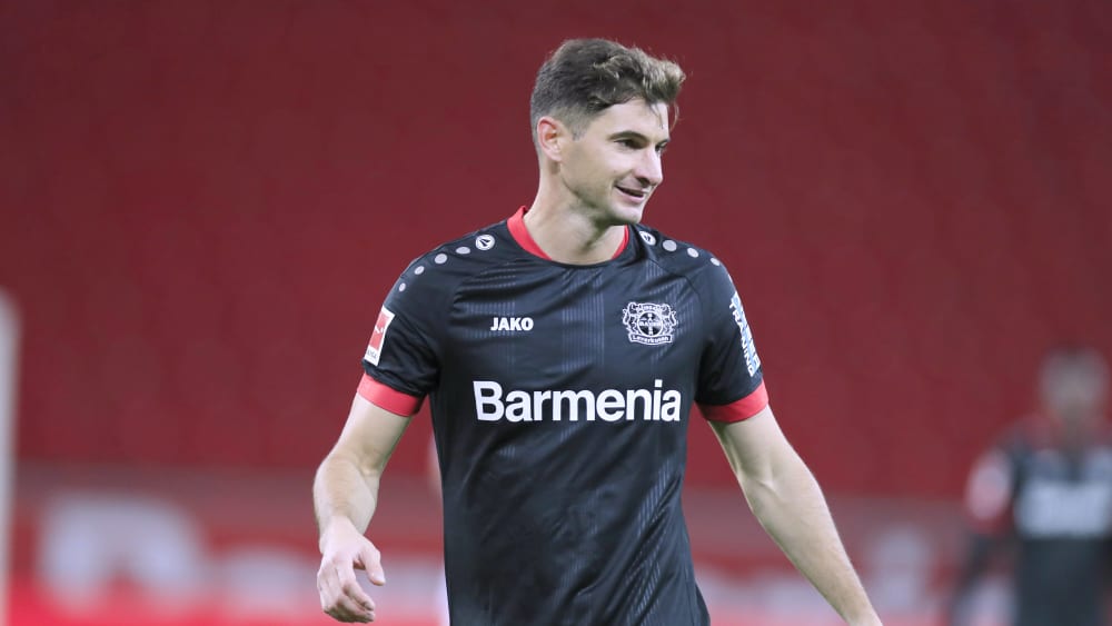 Lucas Alario spielt seit August 2017 bei Bayer 04 Leverkusen.