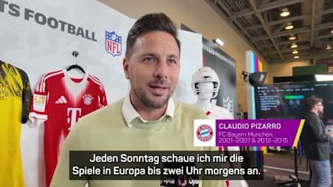 Ex-Fußballer vor Ort