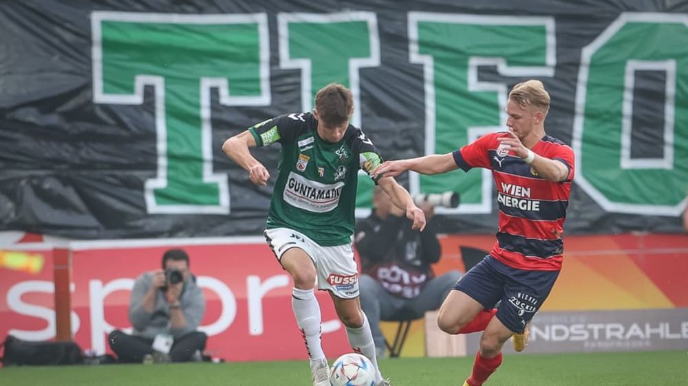 Schlusslicht Ried besiegte Rapid.