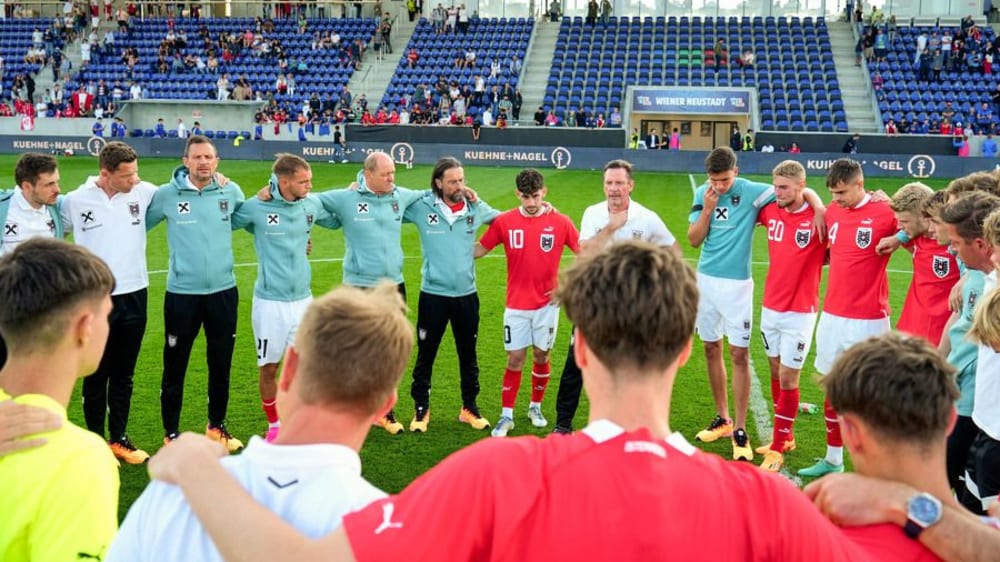 Österreichs U-21-Team schwört sich auf das Auftaktduell gegen Zypern ein.