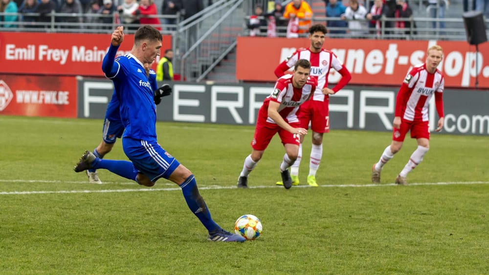 Unterhachings Greger versenkte zum 1:1