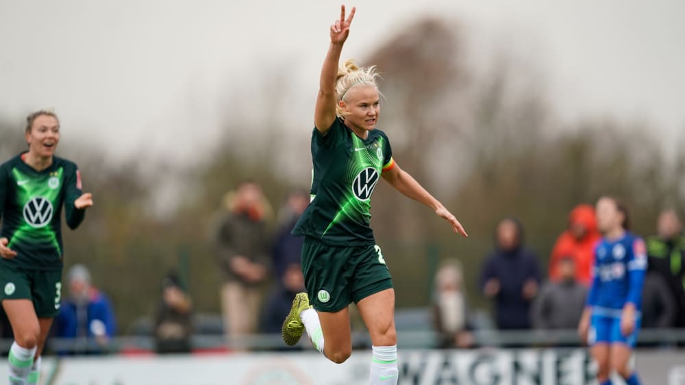Führt die Torjägerliste in der Bundesliga an: Pernille Harder.