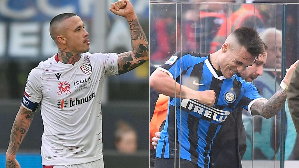 Radja Nainggolan und Lautaro Martinez