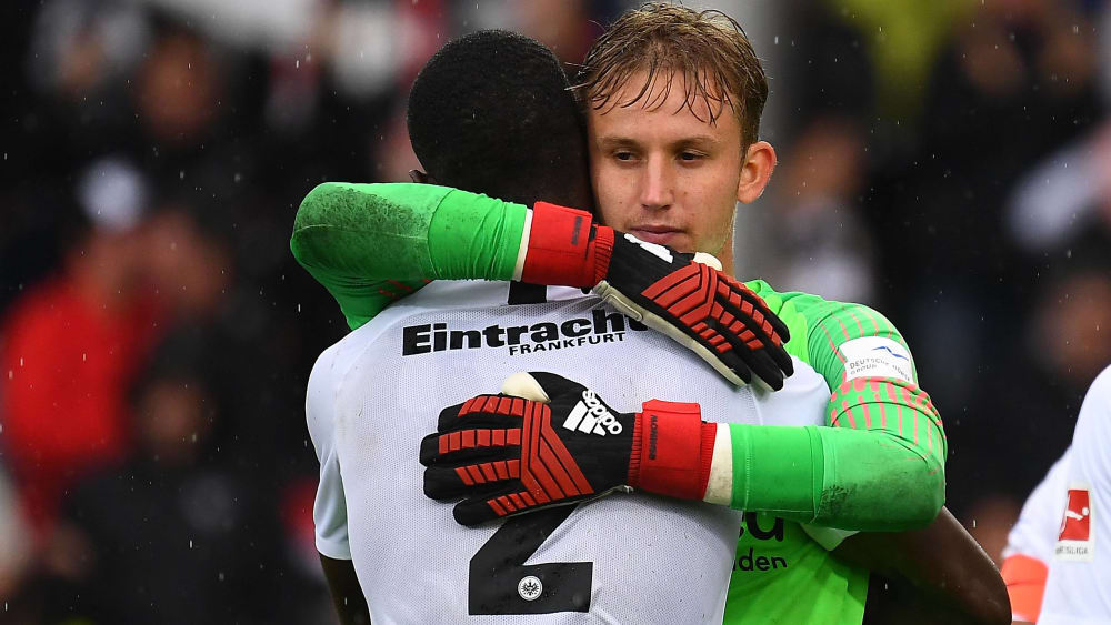 Überzeugten: Frederik Rönnow (hinten) und Evan Ndicka.