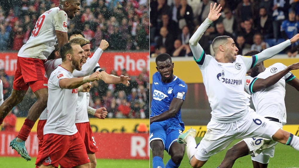 Köln beglückte seine heimischen Fans - Schalkes Höhenflug endete bei der TSG Hoffenheim.