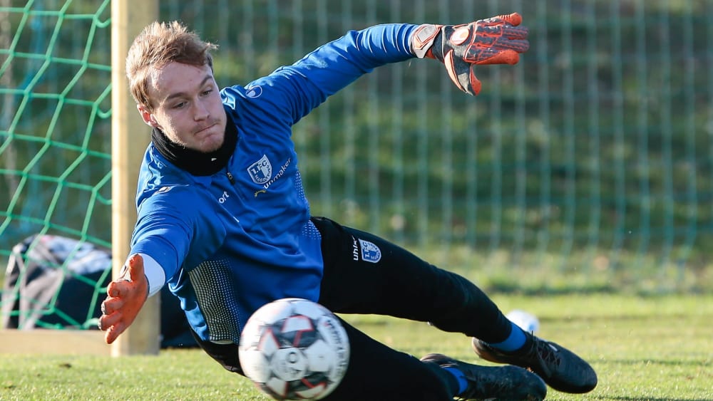 Meistens durfte er nur im Training ins Tor: Mario Seidel.