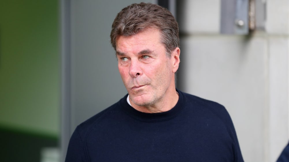Dieter Hecking am Donnerstag in Wolfsburg