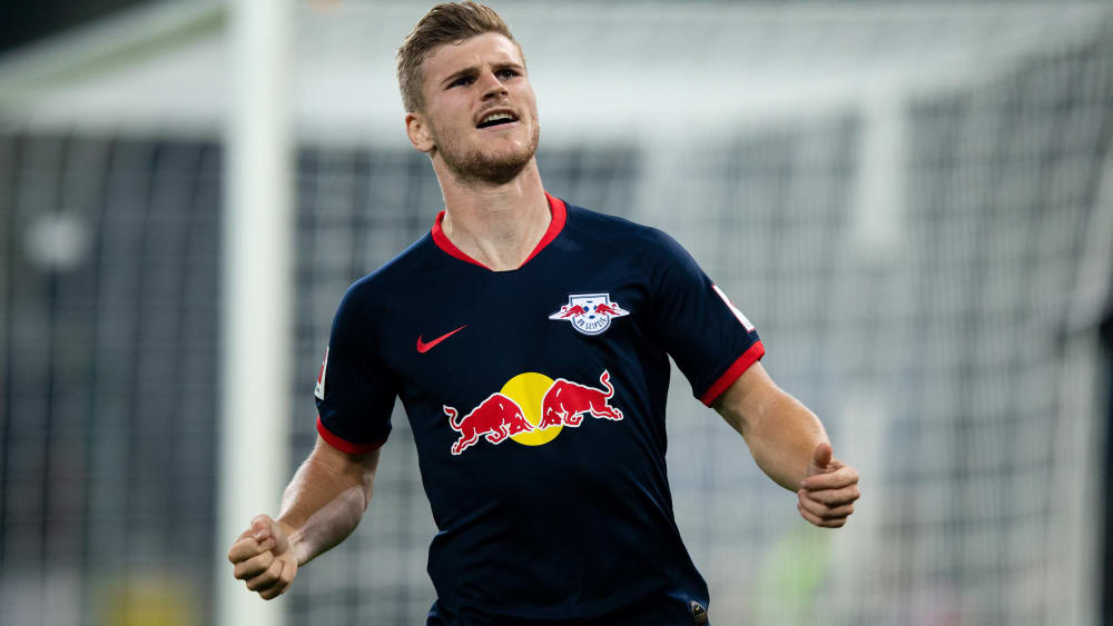Eiskalt: Timo Werner nutzte seine drei Chancen und schoss RB zum Sieg in Gladbach.