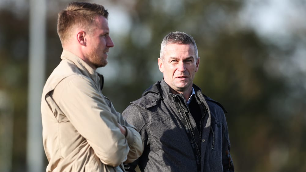 Maik Franz (li.) und Mario Kallnik