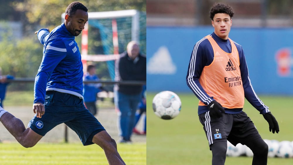 Saliou Sané (li.) und Jonas David.