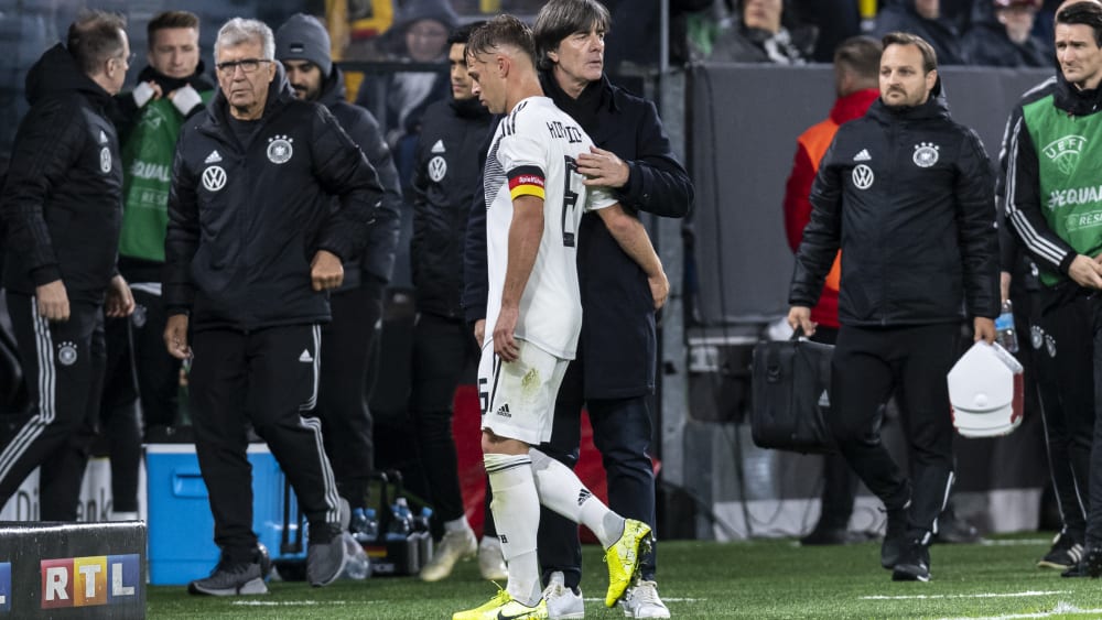 Joshua Kimmich (Mi.), Joachim Löw