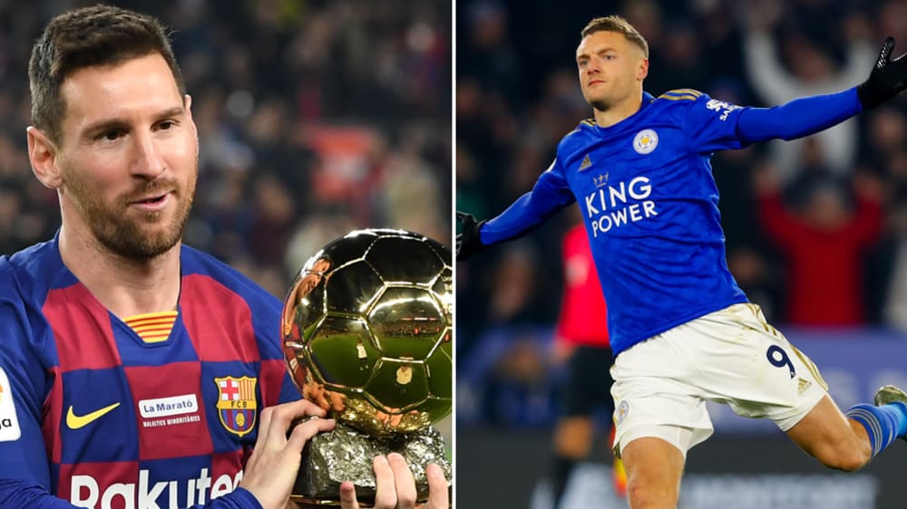 Lionel Messi und Jamie Vardy