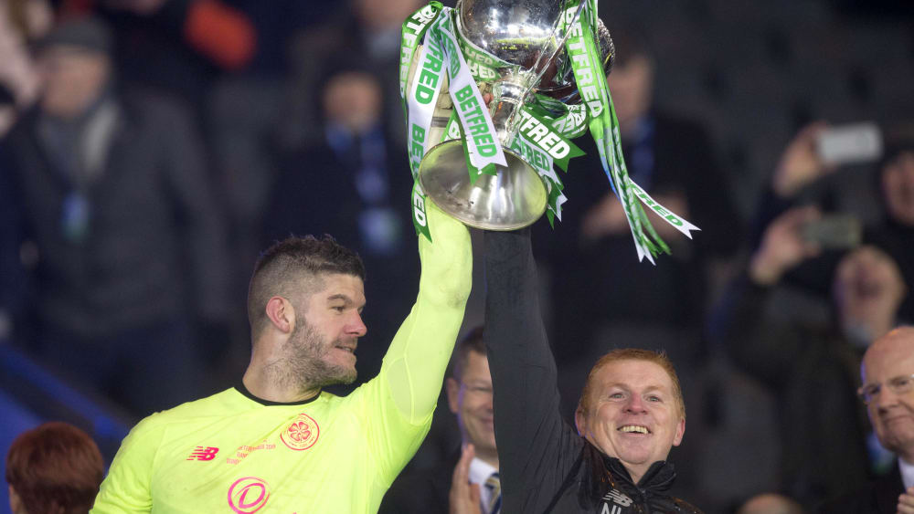 Fraser Forster und Neil Lennon