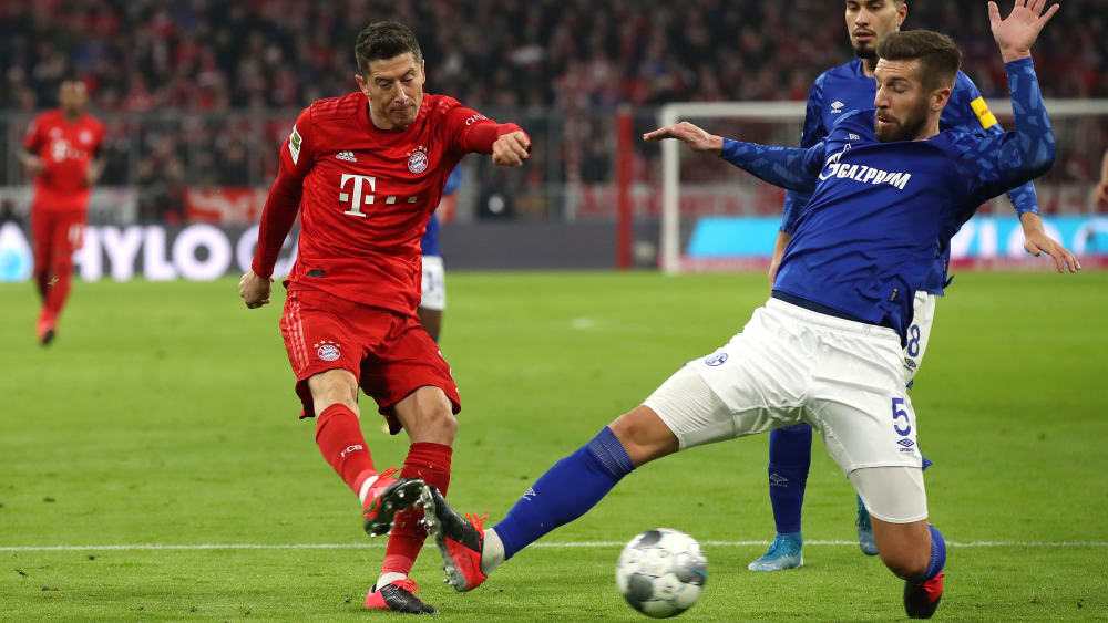 Wiedersehen im Pokalviertelfinale: Robert Lewandowski und Matija Nastasic.
