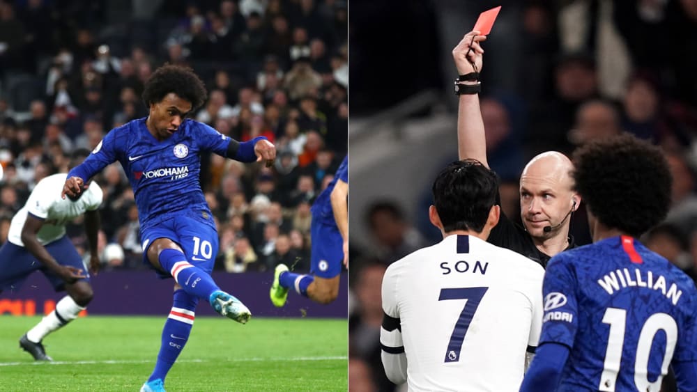 Matchwinner: Willian erzielte beide Tore des Blues im London-Duell.