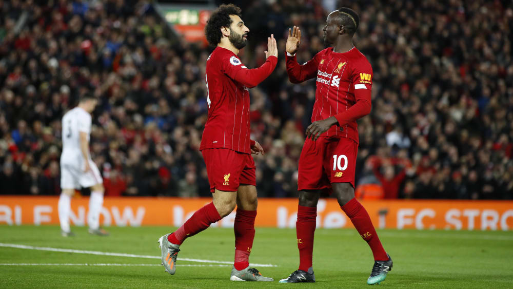 Schossen die Tore für die Reds: Mohamed Salah (links) und Sadio Mané.