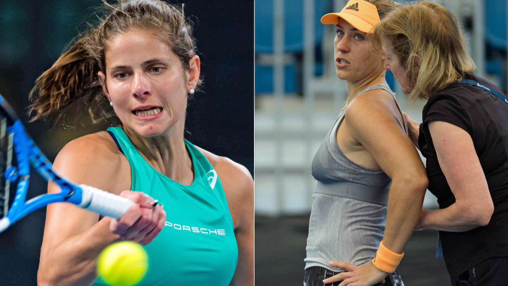 Für Angelique Kerber (re.) und Julia Görges war in Adelaide im Achtelfinale Schluss.