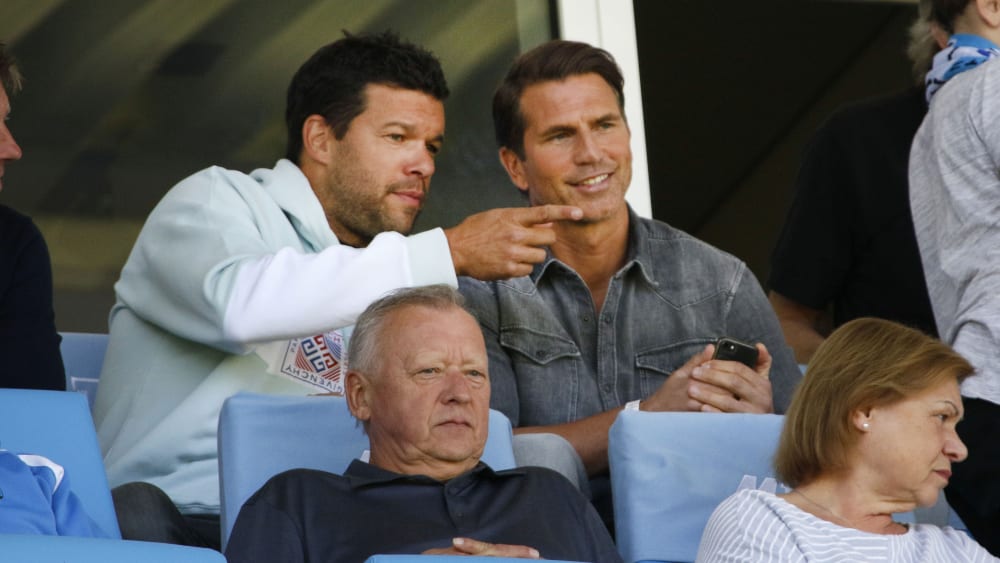 Michael Ballack und Patrick Glöckner