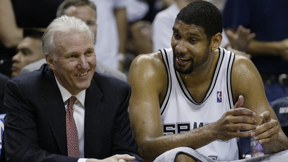Gregg Popovich und Tim Duncan