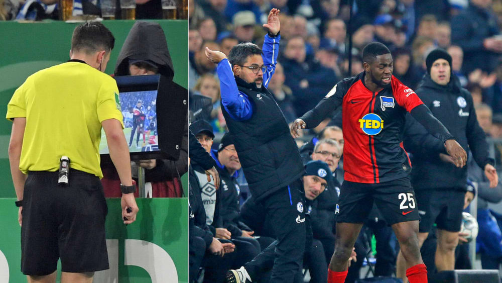Harm Osmers auf der einen, David Wagner auf der anderen Seite