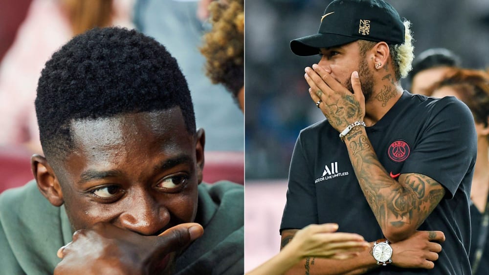 Ousmane Dembelé und Neymar